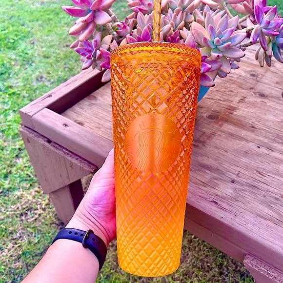 Starbucks Accessories Laststarbucks Mango Jeweled Ombre Cold Cup
